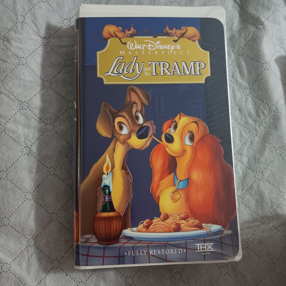 DISNEYS LADY AND THE TRAMP VHS 1998